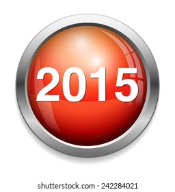 new year 2015 icon