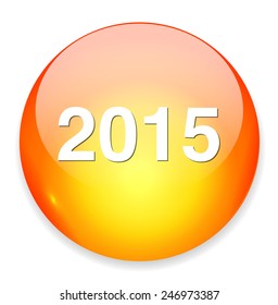 new year 2015 icon