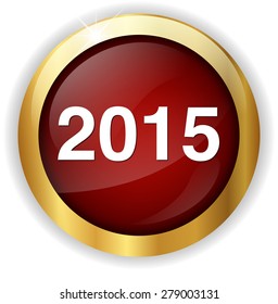 new year 2015 icon