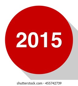 new year 2015 icon
