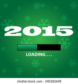 New year 2015 loading background,happy new year