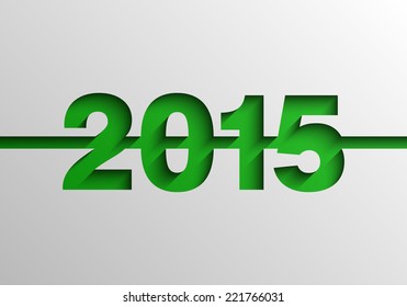 New year 2015 modern vector background, Text design, Vector illustration Eps 10