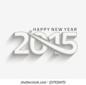 New Year 2015 Text Design