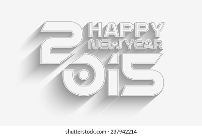 New Year 2015 Text Design