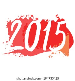 New year 2015. Vector image