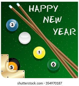 NEW YEAR 2016- Billiard