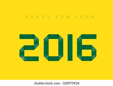 New year 2016 Brasil color tone.