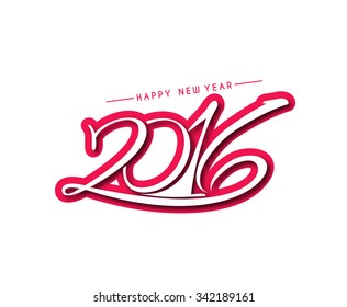 New year 2016 Calendar Design
