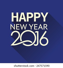 New Year 2016 card