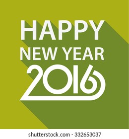 New Year 2016 card