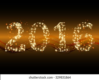 New Year 2016 is coming concept. abstract background with copy space for your text.