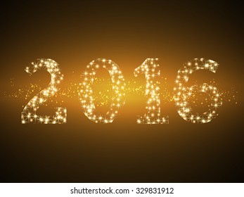 New Year 2016 is coming concept. abstract background with copy space for your text.