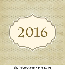 New Year 2016 design card