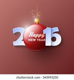 New Year 2016. Vector background