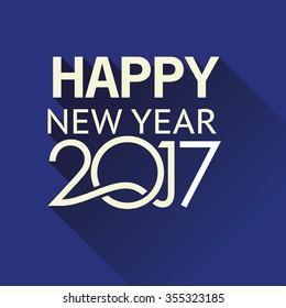 New Year 2017 card