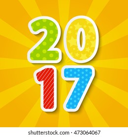New Year 2017 concept for Your design