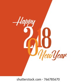 New Year 2018 background party