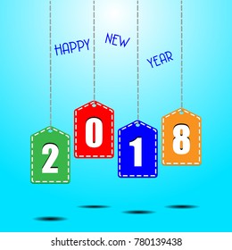 new year 2018 ,background ,wall paper
