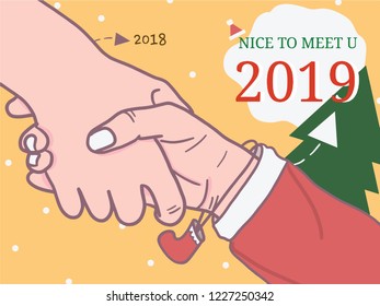 New Year 2018 is coming concept