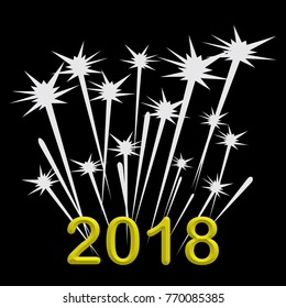 new year 2018 logo