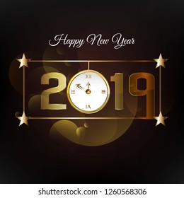 New year 2019 background