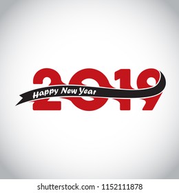 New Year 2019 Vector