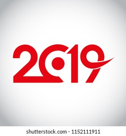 New Year 2019 Vector