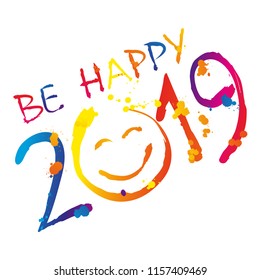 new year 2019 vector