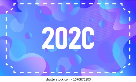 New Year 2020 Background Abstract