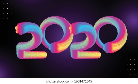 new year 2020 celebrate text effects