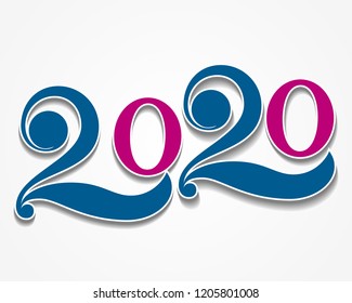 New Year 2020 celebration Artwork