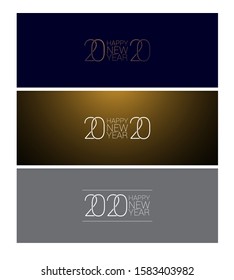 New Year 2020 Logo | Premium  Social Media Cover Design for 2020