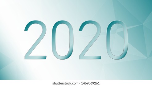 New year 2020 party poster
