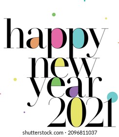 New Year 2022 Colorful Design Concept- Geometric minimal design concept