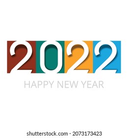 New year 2022 holiday celebration card background