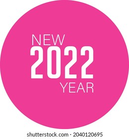 New year 2022 vector art