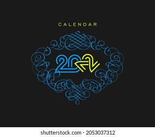 new year 2022 vector in batik motif