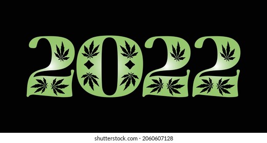 New Year 2022 Vector Illustration. eps 10