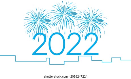 New year 2022. vector illustration of happy new year free vector