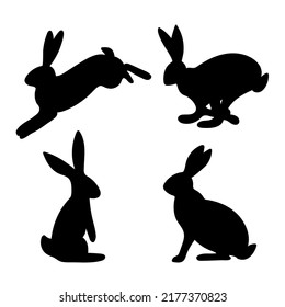 Año Nuevo 2023, año del conejo negro. Graciosa, linda ilustración para calendario, diseño estacional, textil, decoración, sala de juegos infantil o tarjeta de saludo. Impresiones dibujadas a mano y garabatos.