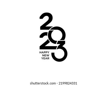 new year 2023 creative logo design