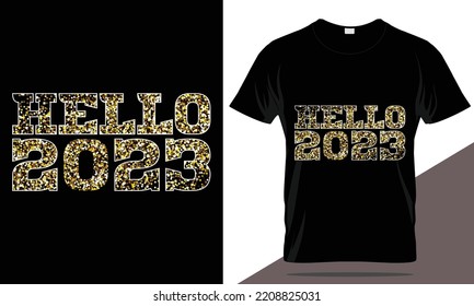 New Year 2023 T Shirt Design