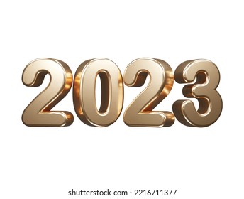 New year 2023 text effect illustration