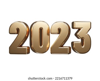 New year 2023 text effect illustration