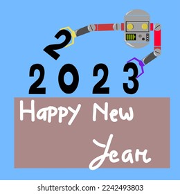 new year 2023 turn design