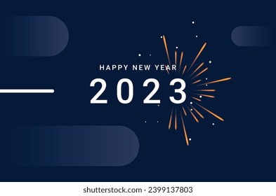 Neujahr 2023 Vektordesign