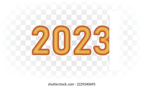 Año nuevo 2023. ilustración vectorial del vector feliz año nuevo