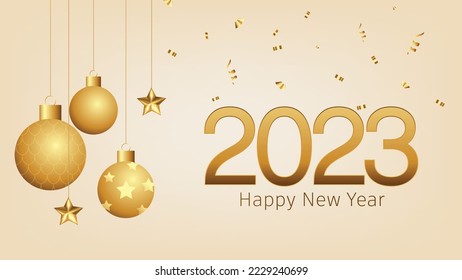 Año nuevo 2023. ilustración vectorial del vector feliz año nuevo