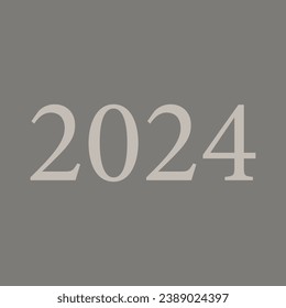 New year 2024 according to the calendar