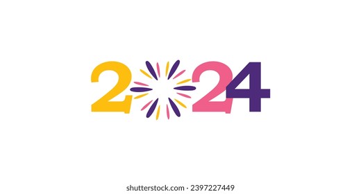 new year 2024 vector calender